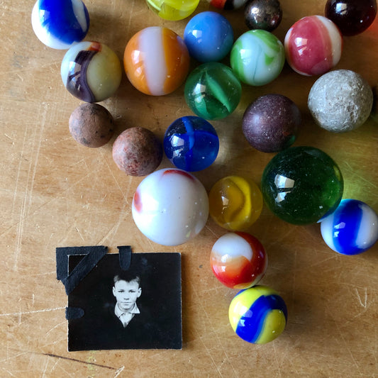 Large Vintage Marble Collection