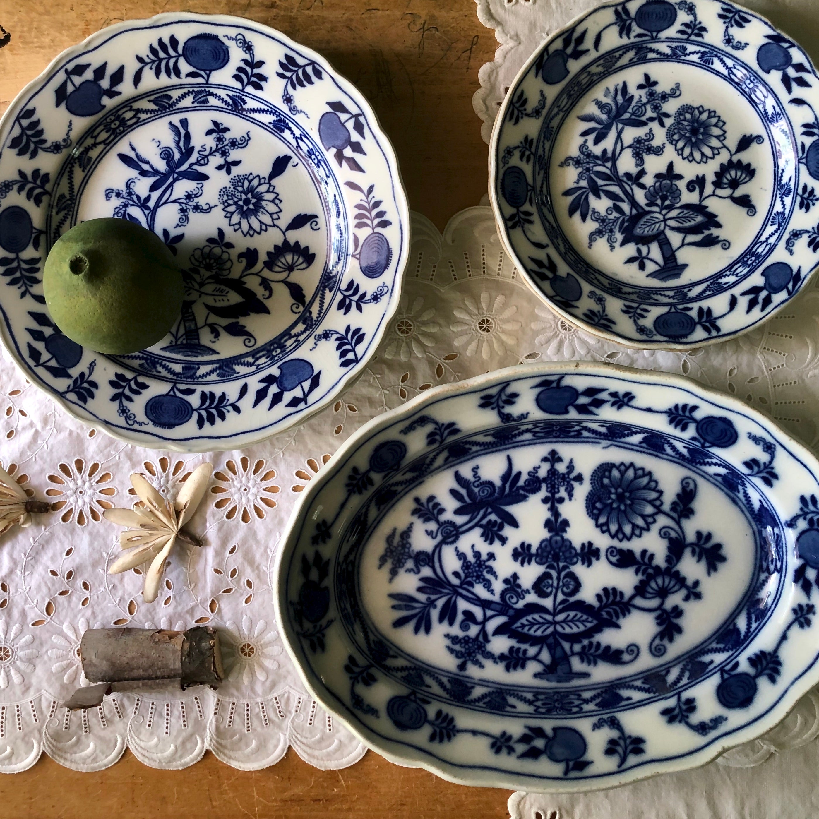 English Meissen Blue Onion China (1900s) – Rush Creek Vintage