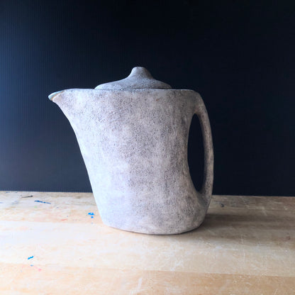 Rustic Modern Stoneware Pitcher (c.1970s)