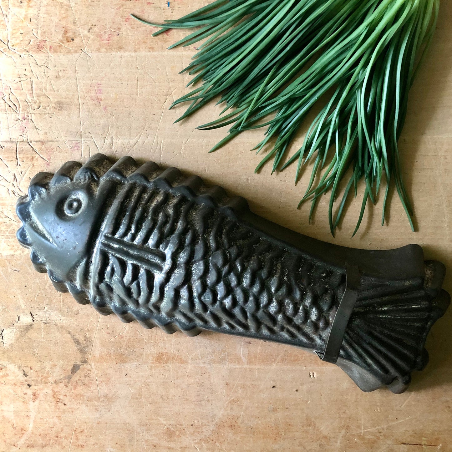 Tin Fish Gelatine Mold (c.1960s)