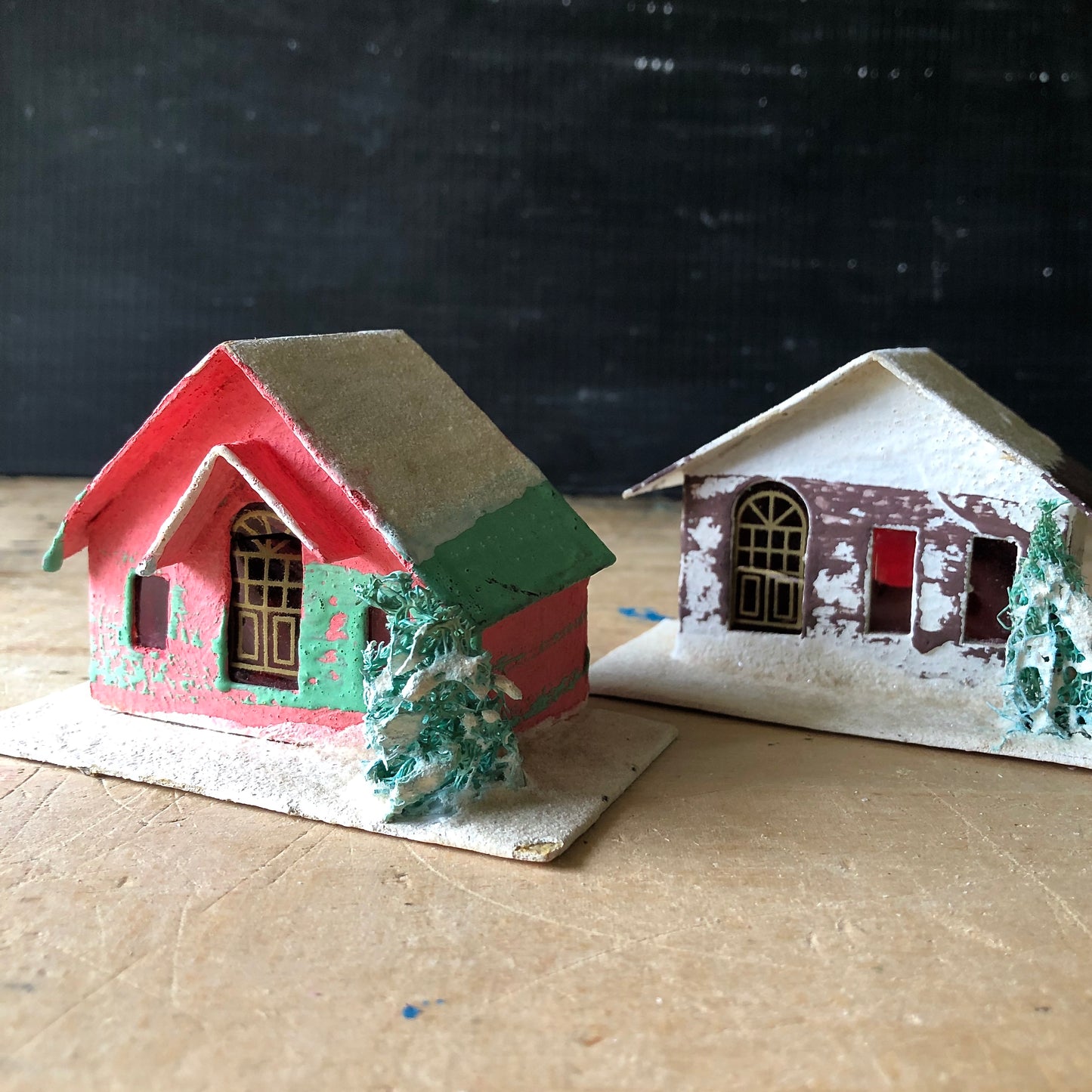 Vintage Putz Houses, Made in Japan (c.1950s)