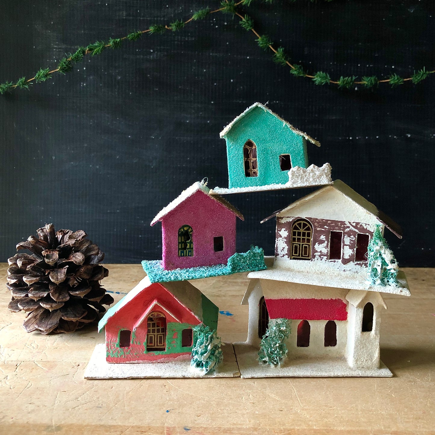 Vintage Putz Houses, Made in Japan (c.1950s)