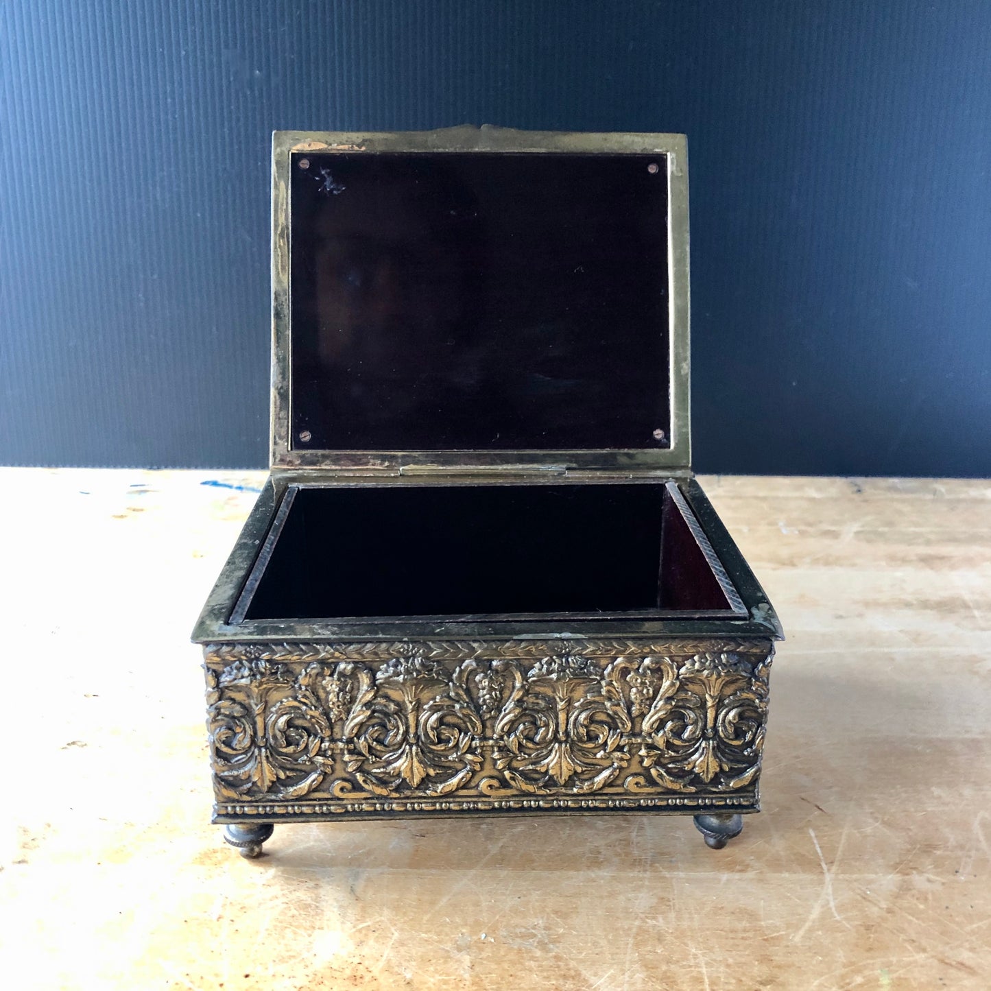 Repousse Cigarette Box by Jennings Brothers (c.1900s)