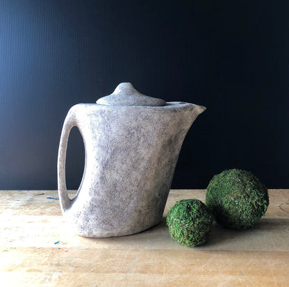 Rustic Modern Stoneware Pitcher (c.1970s)