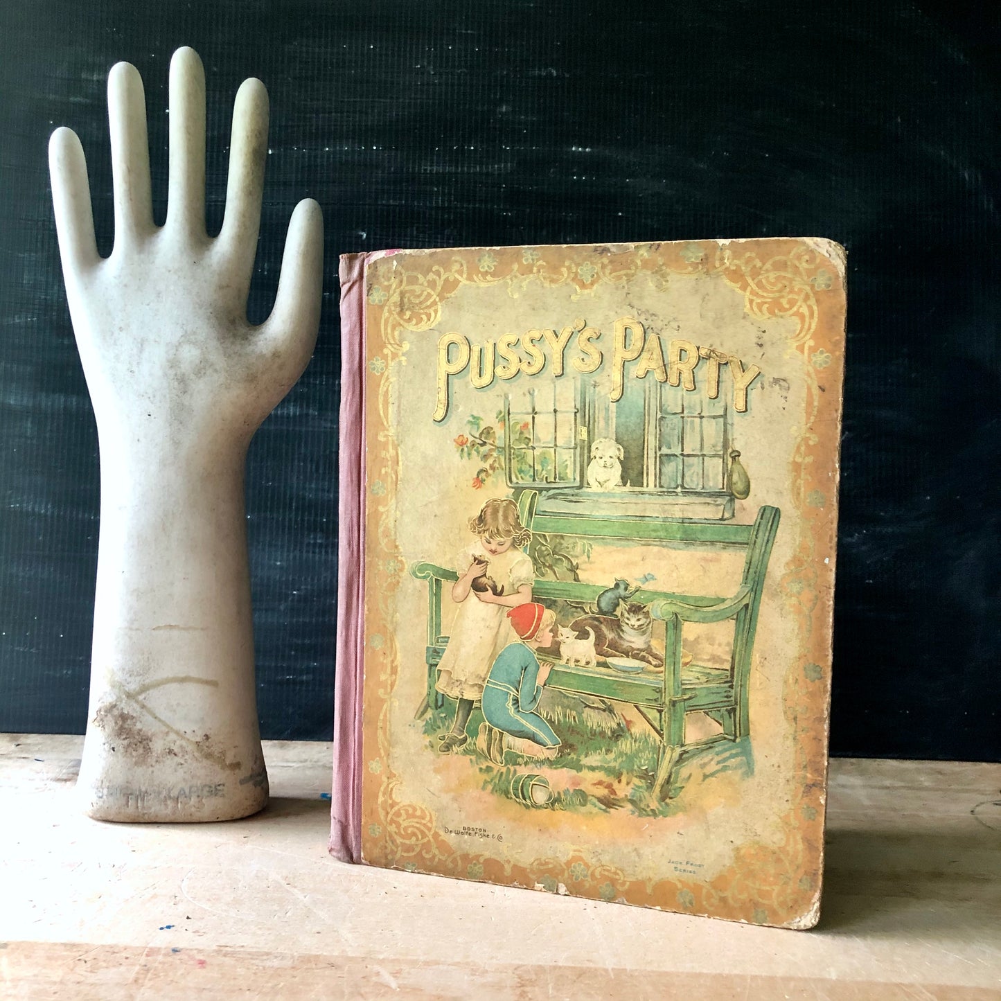 Victorian Children's Book Pussy's Party (1886)