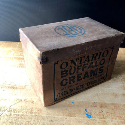 Vintage Ontario Biscuit Advertising Box (c.1900s)