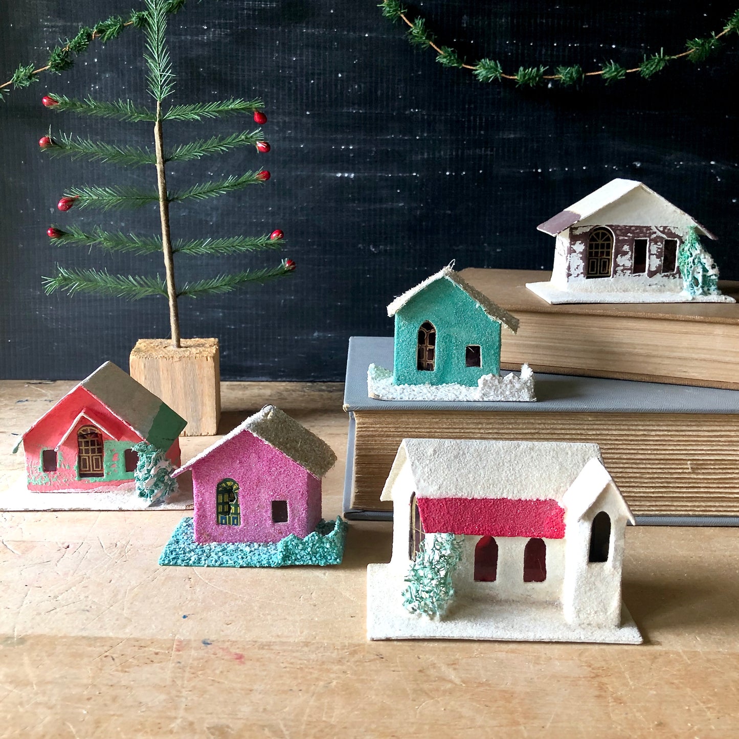 Vintage Putz Houses, Made in Japan (c.1950s)