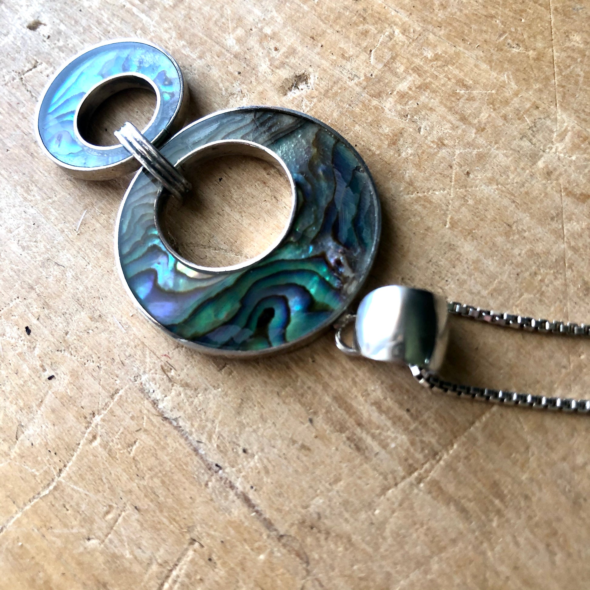 Sterling and Abalone Necklace by Paolo Romeo (c.1970s)
