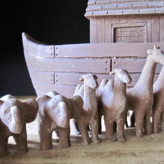 Vintage Noah's Ark Play Set