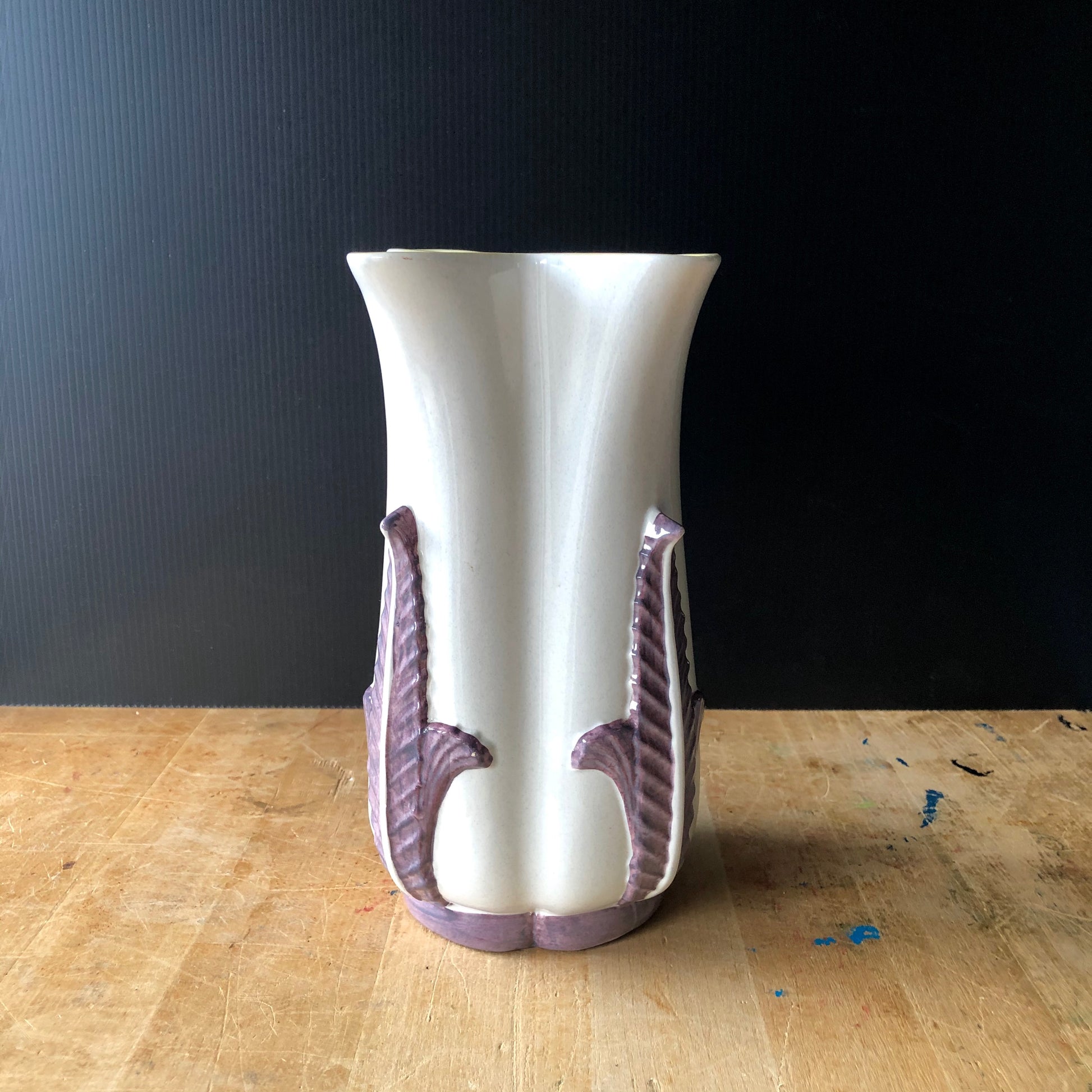 Red Wing Art Deco Pottery Vase (c.1940s)