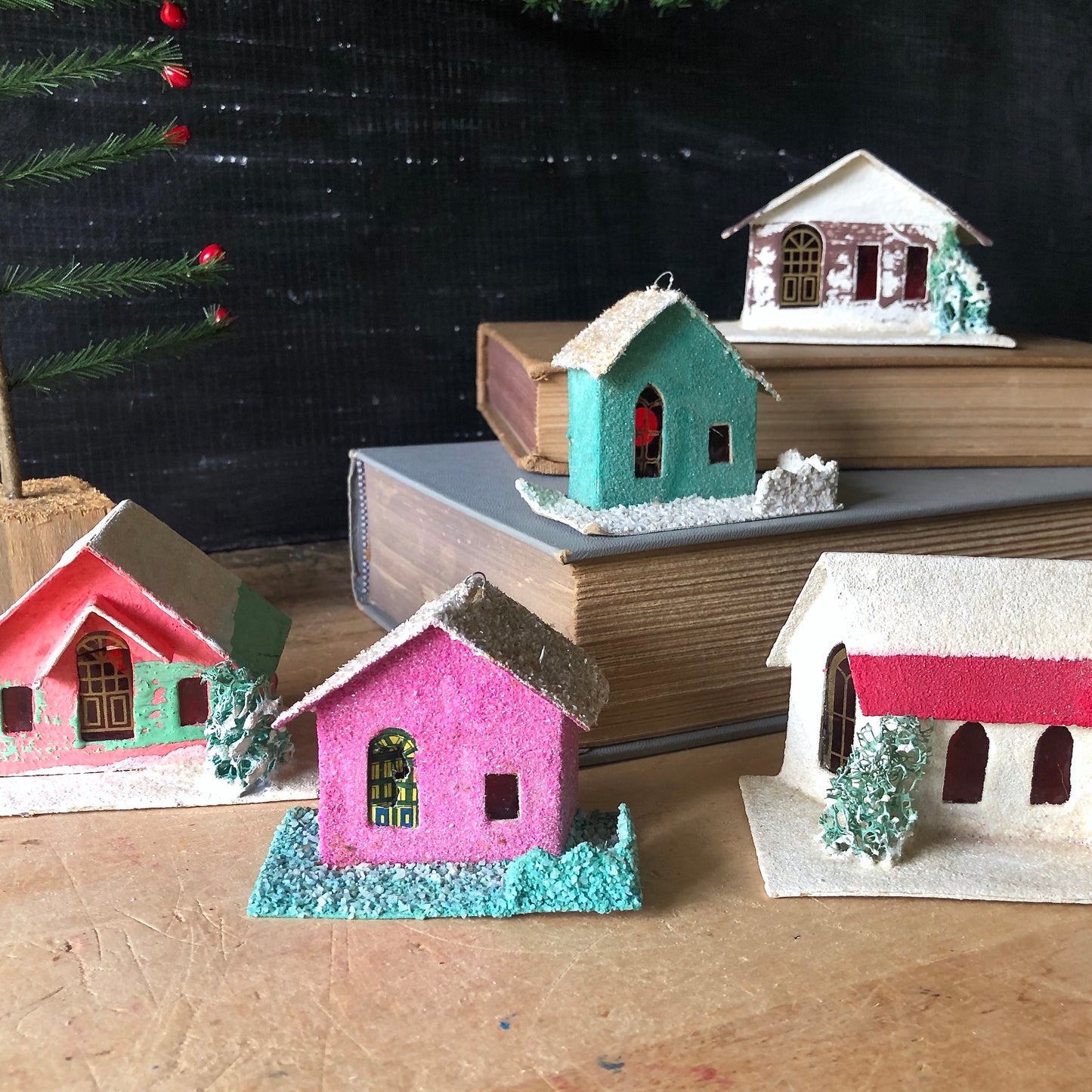 Vintage Putz Houses, Made in Japan (c.1950s)