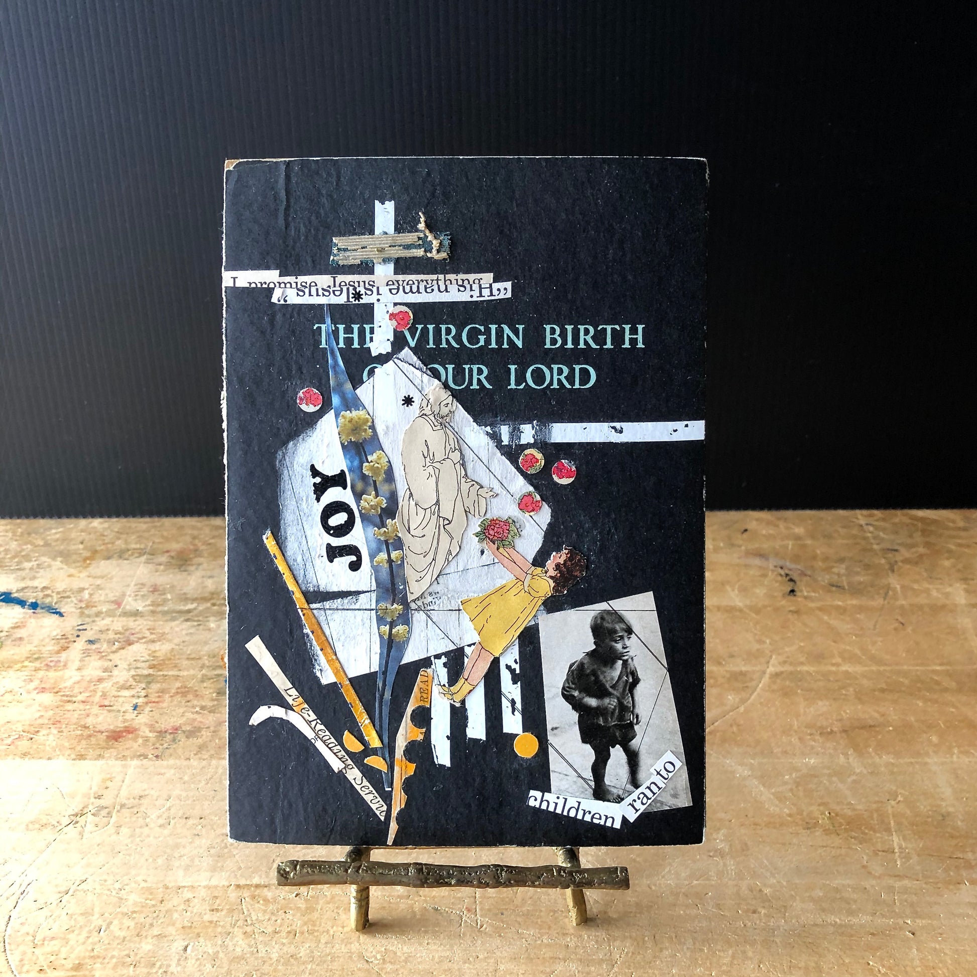 Abstract Collage of The Virgin Birth