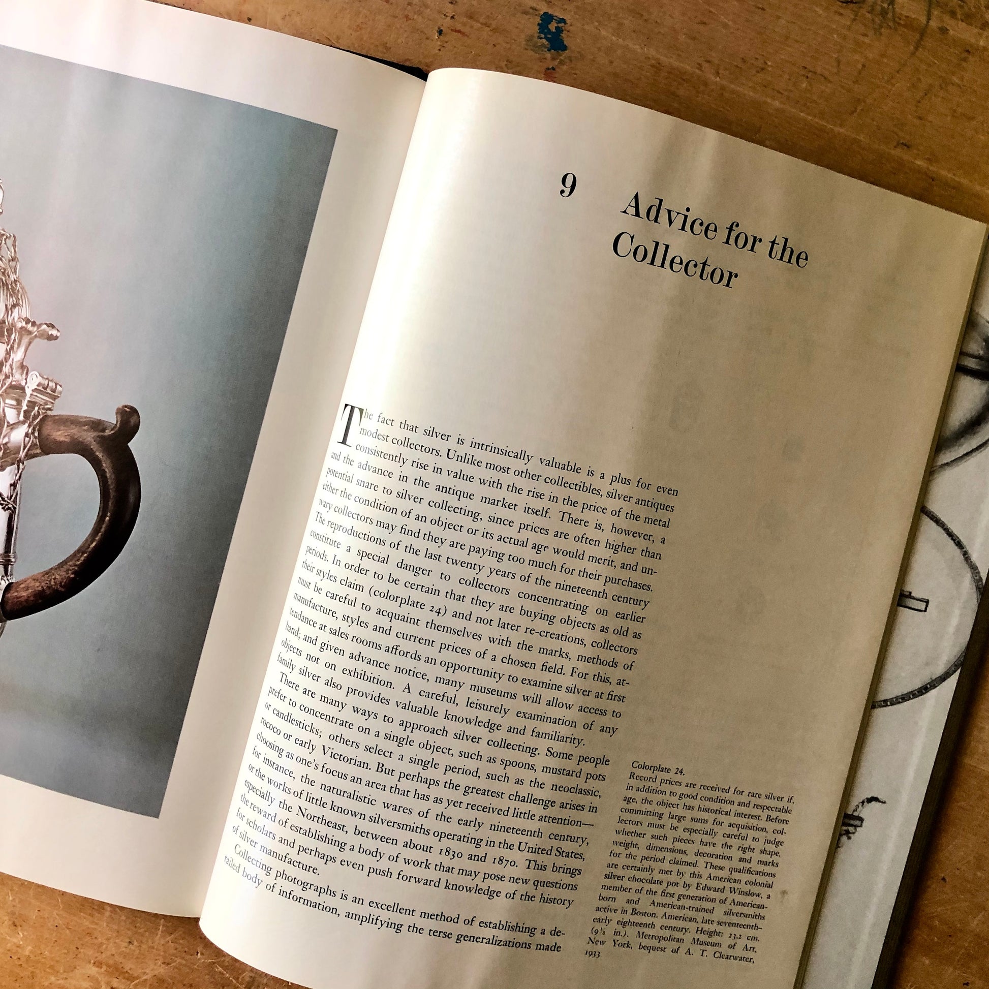 Smithsonian Illustrated Library of Antiques Book - Silver (1981)