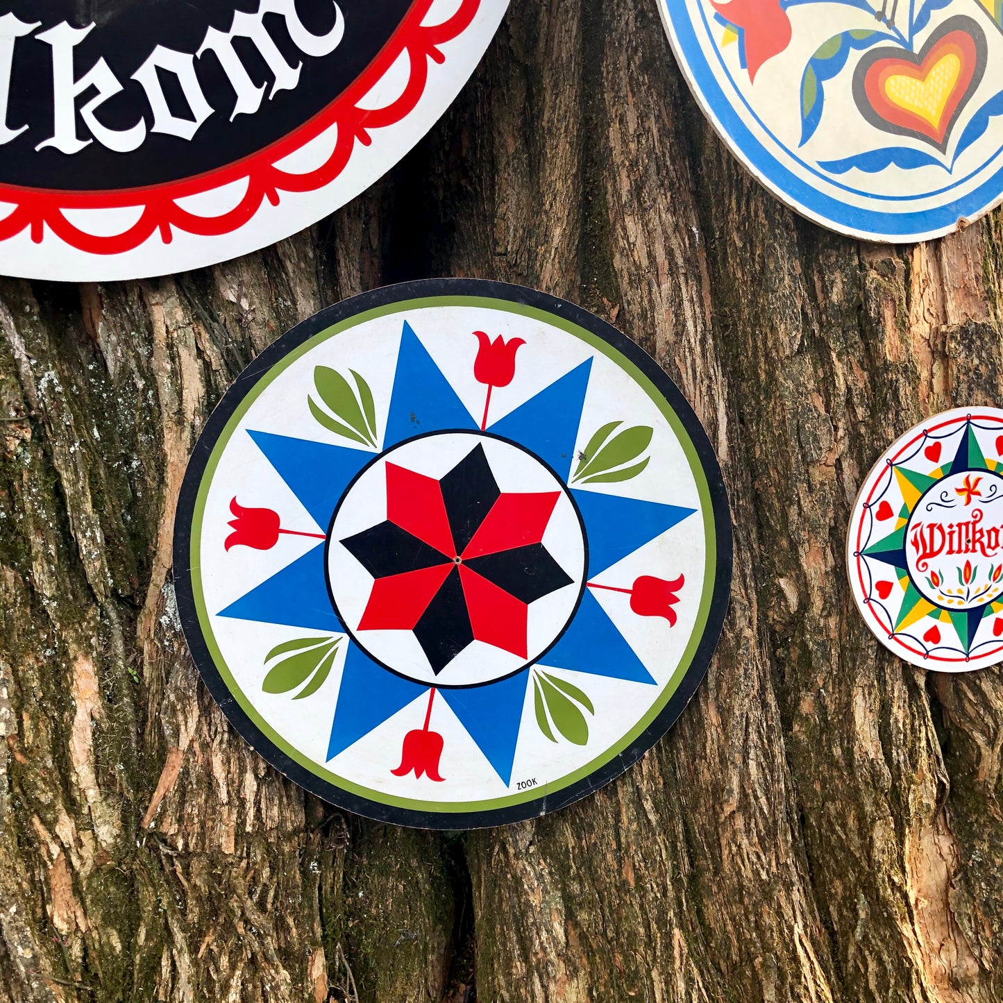 Vintage Pennsylvania Dutch Hex Sign (c.1960s)