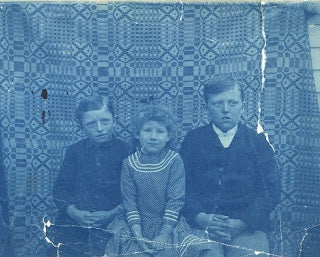 Antique Ohio Wool Coverlet (c.1800s)
