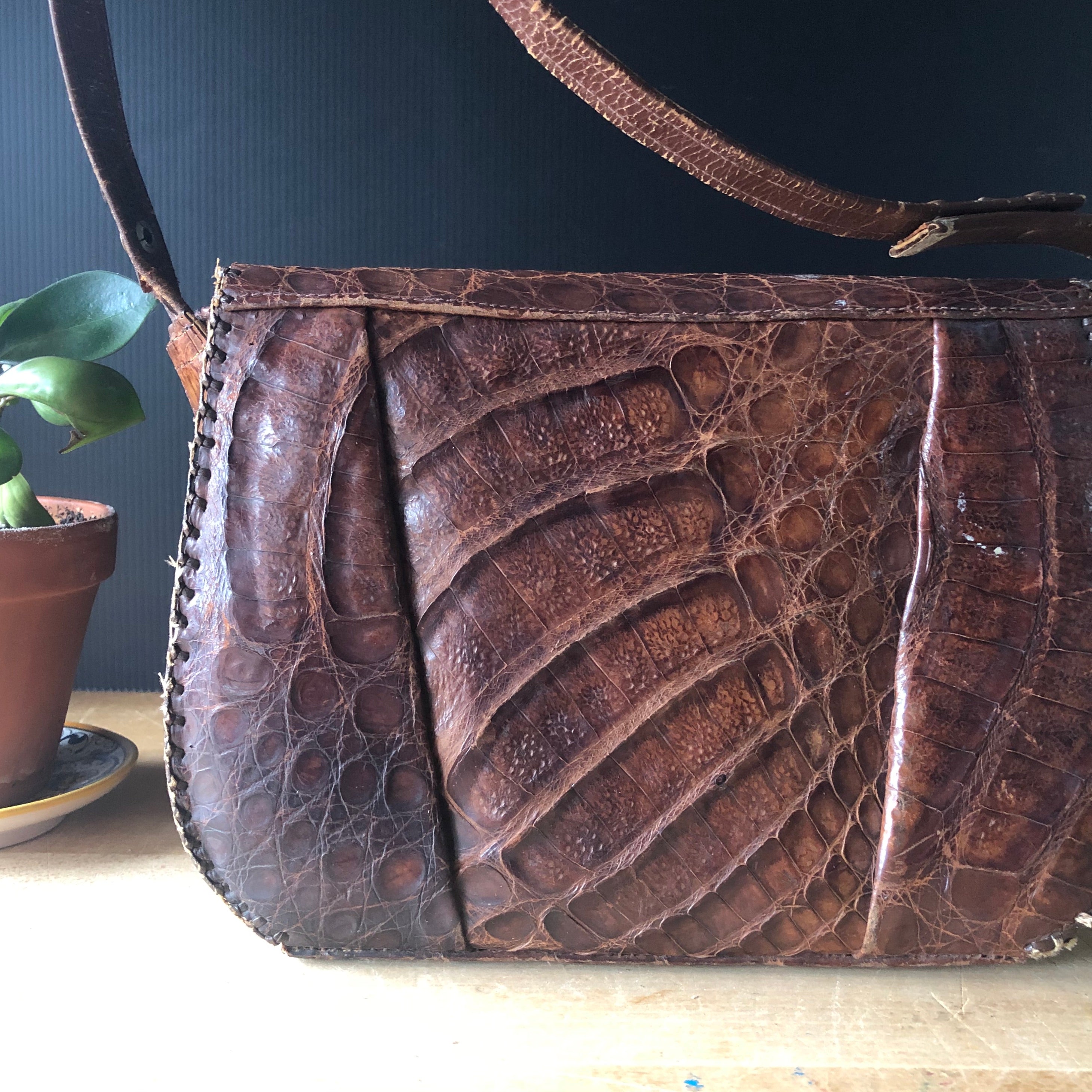 Brown Alligator Skin Phone Purse Wallet – Yoder Leather Company