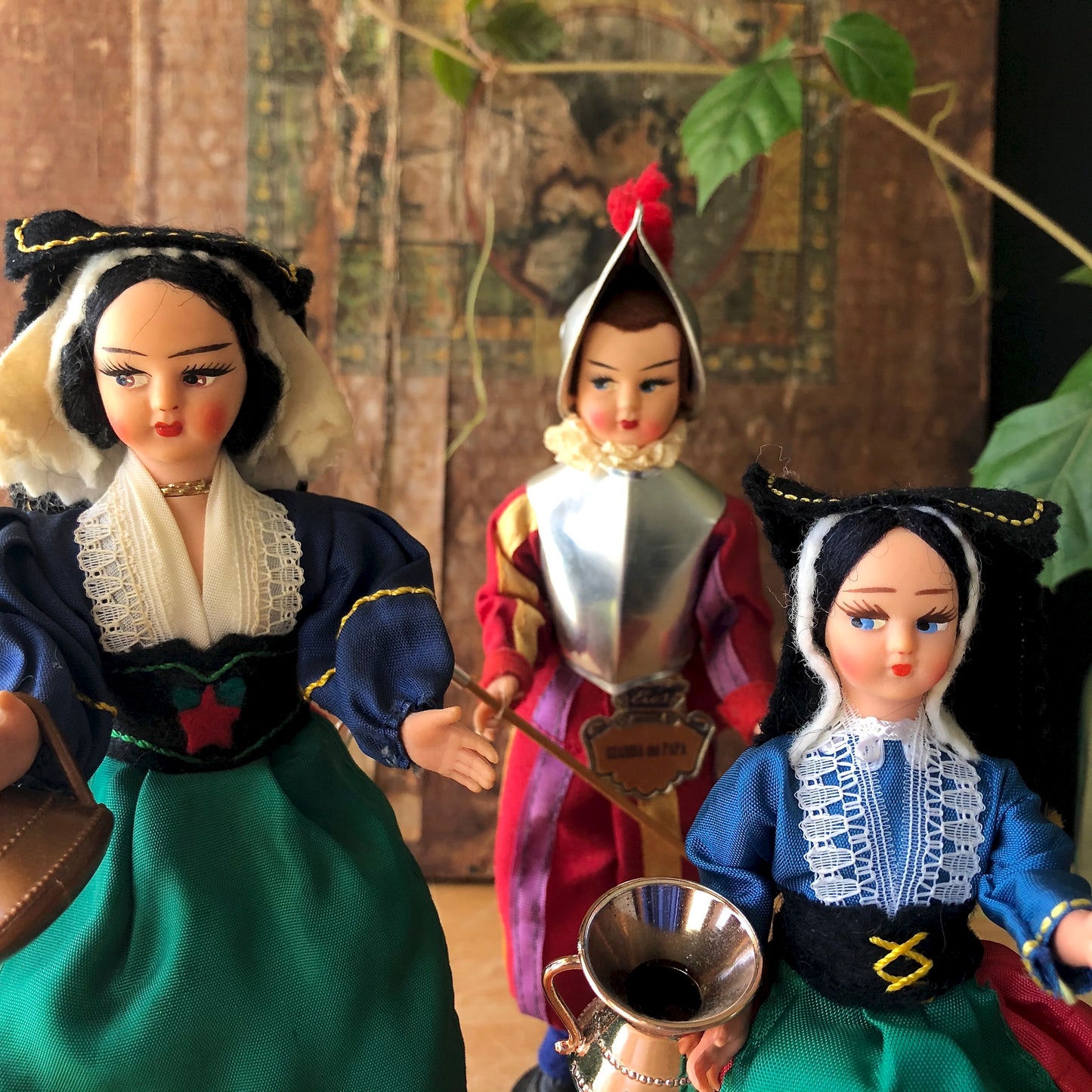 Eros Italian Souvenir Doll Family (c.1960s-1970s)