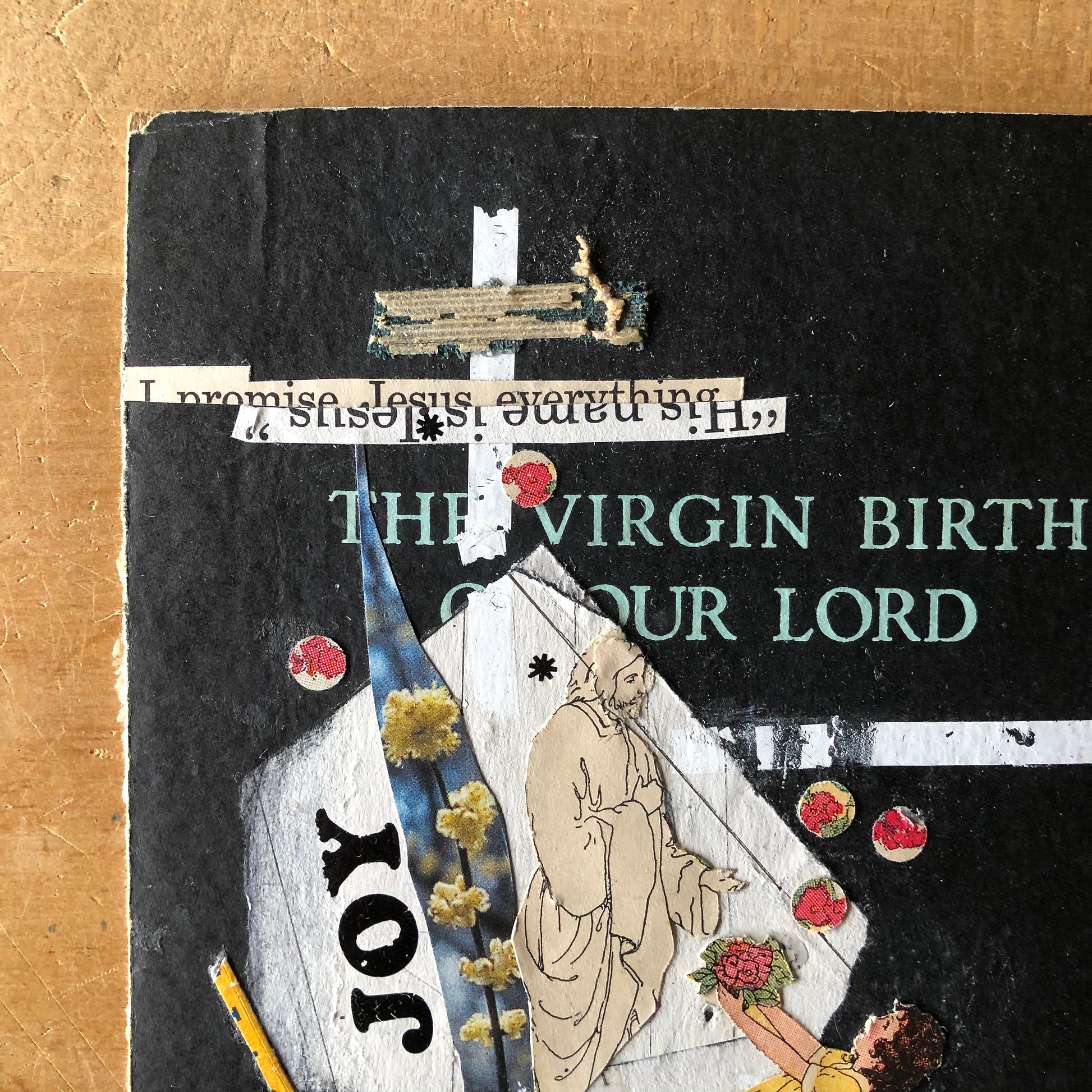 Abstract Collage of The Virgin Birth