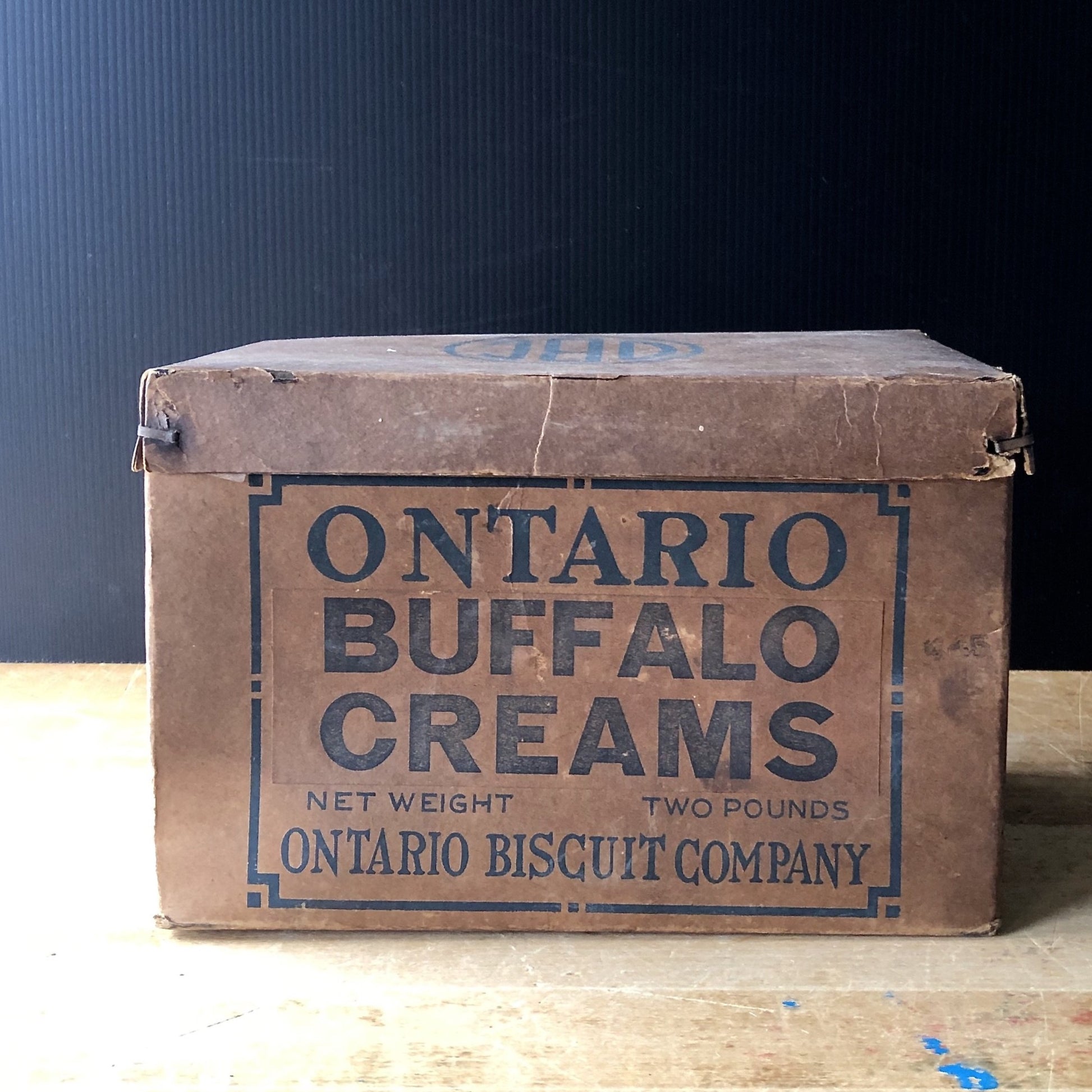 Vintage Ontario Biscuit Advertising Box (c.1900s)