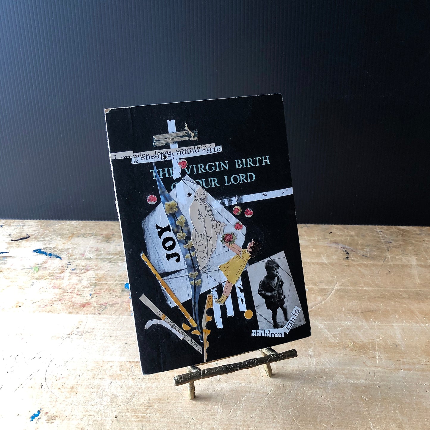 Abstract Collage of The Virgin Birth