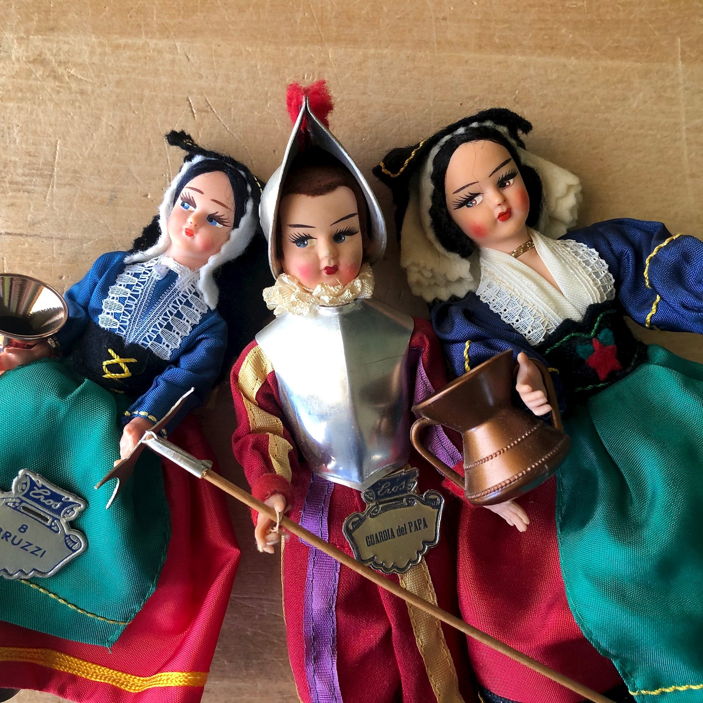 Eros Italian Souvenir Doll Family (c.1960s-1970s)