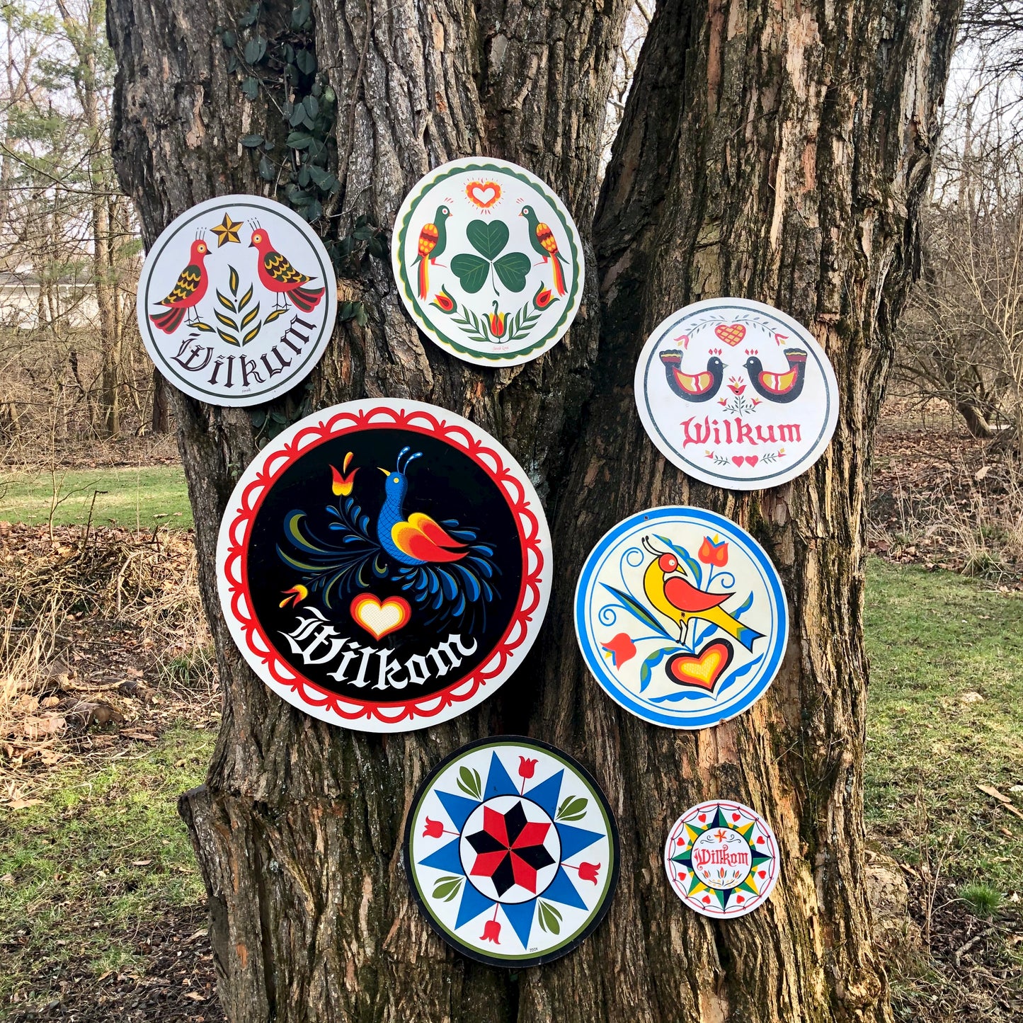 Vintage Pennsylvania Dutch Hex Sign (c.1960s)