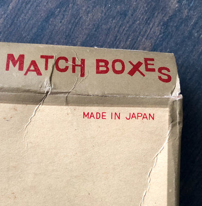Vintage Christmas Noel Decorative Match Boxes (c.1950s)