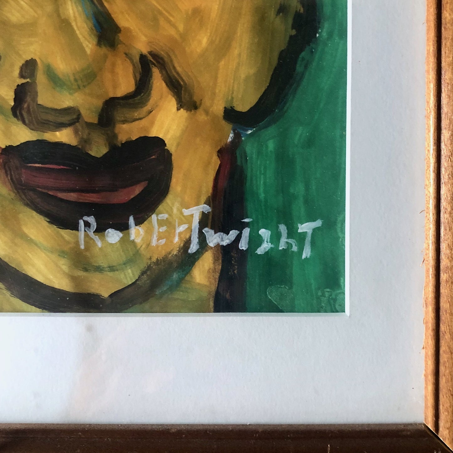 Robert Wright Outsider Art Acrylic Painting (c.1900s)