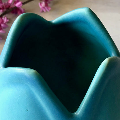 Van Briggle Pottery Turquoise Tulip Vase (c.1950s)