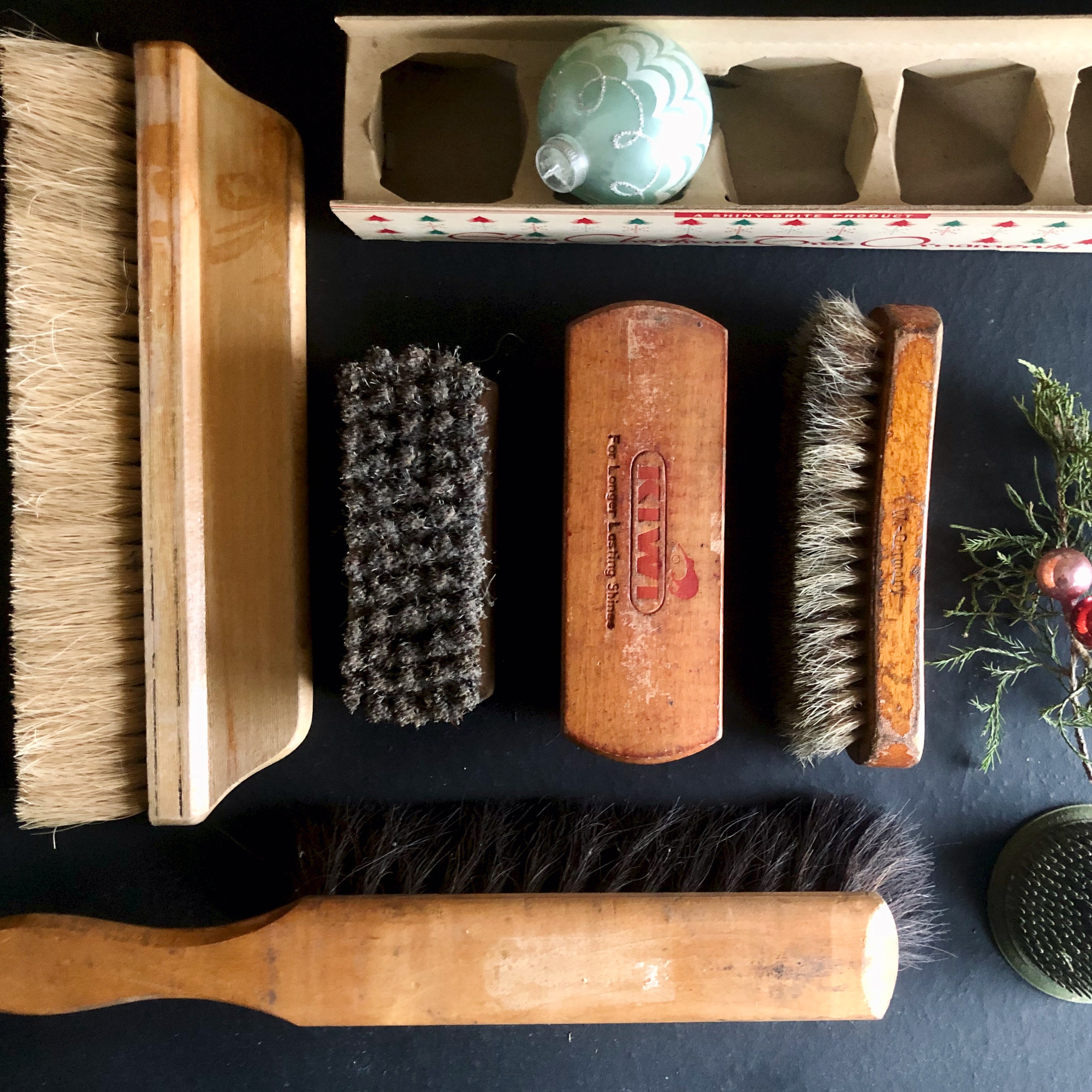 Brosse à Cheval Vintage Bumble Bee - Curry Pour Toilettage, Objet De Collection USA