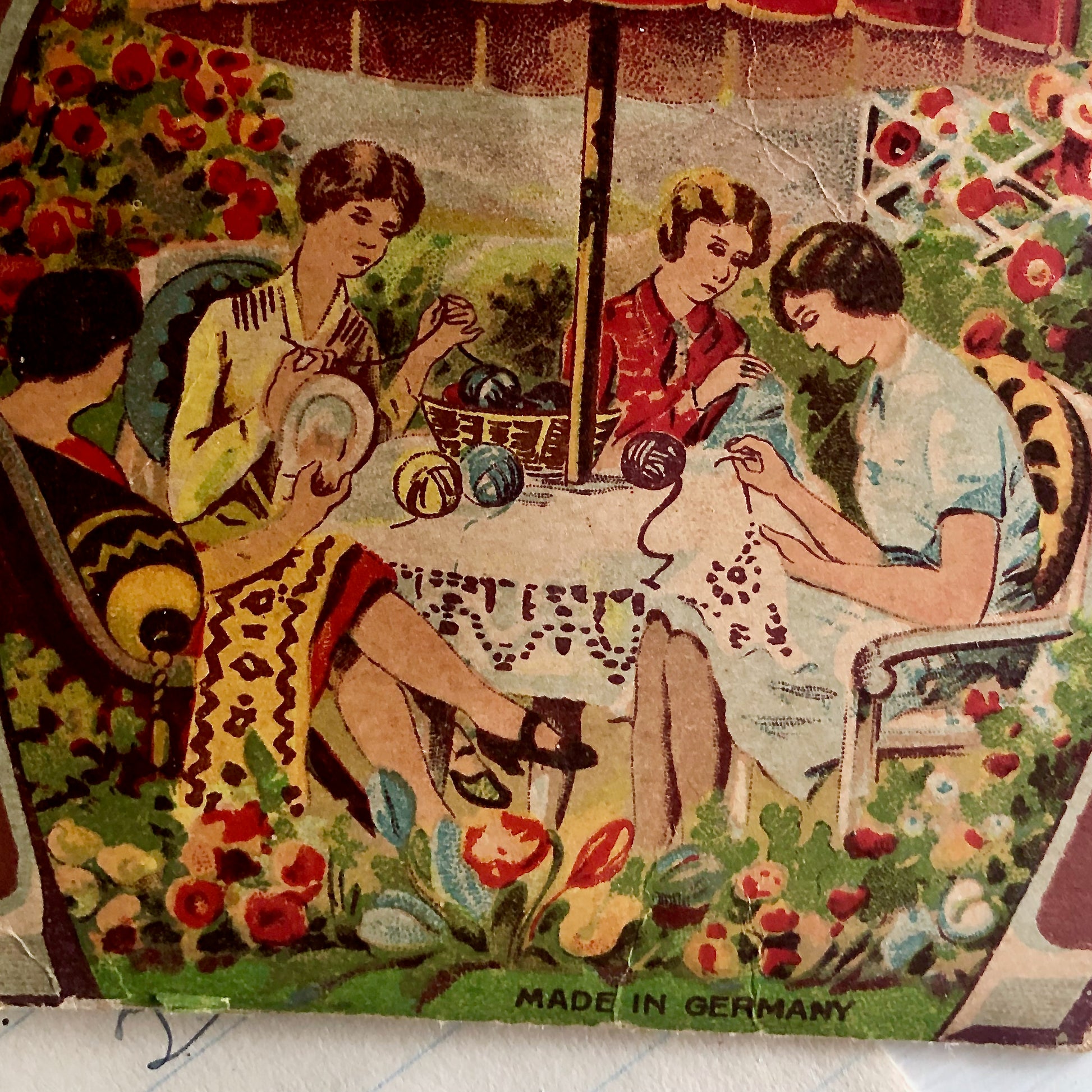 Antique German Advertising Needle Books (c.1930s-1940s)