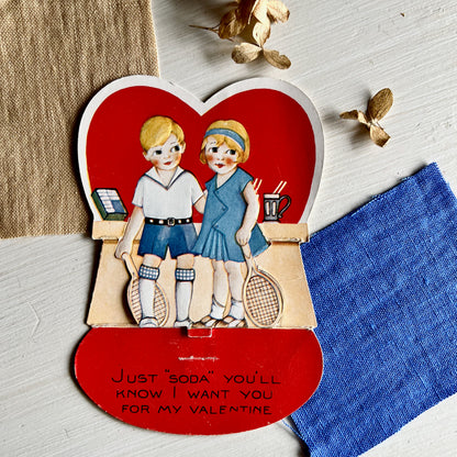 Vintage Valentine Card Collection, Set of 6