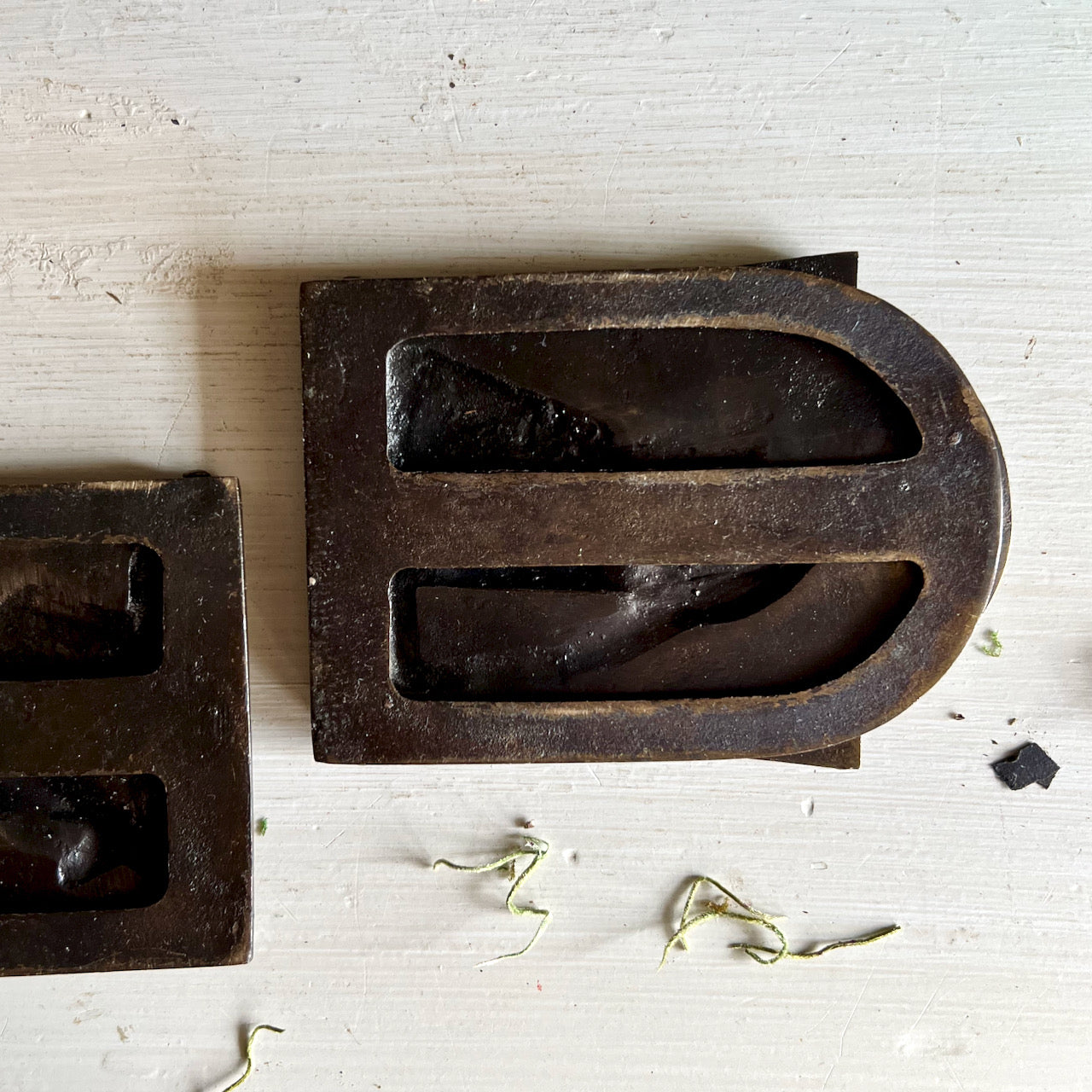 Vintage Judaica Brass Dayagi Bookend Set (c.1960s)