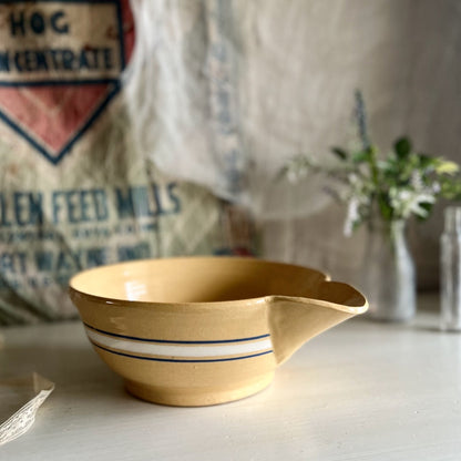 Vintage East Knoll Yellow Ware Batter Bowl (c.1980s)