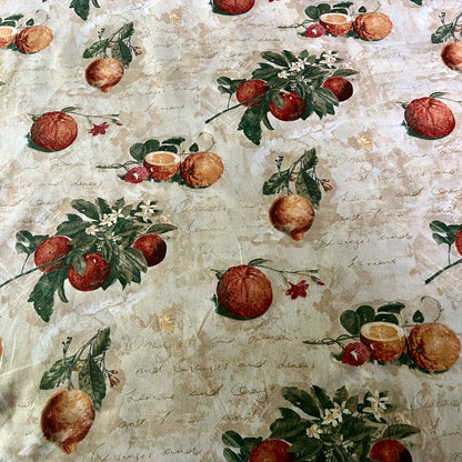 Retired Waverly Screen Print Upholstery Fabric, La Frutta