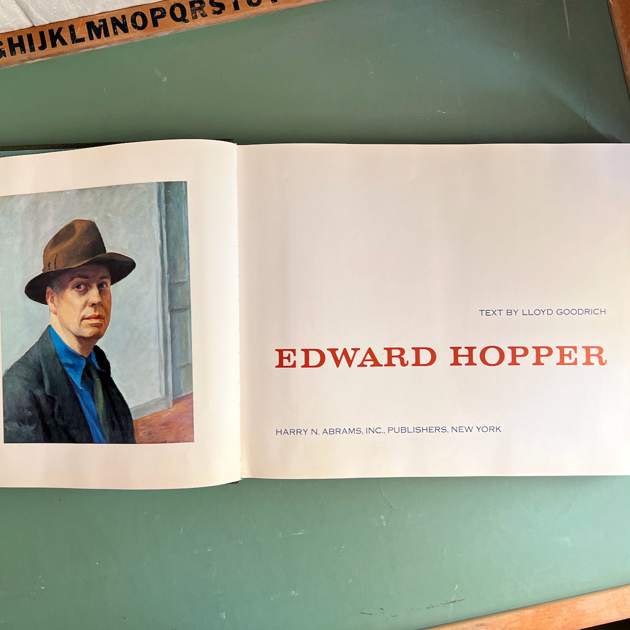 Edward Hopper Hardback Art Book By Lloyd Goodrich (c.1970s)