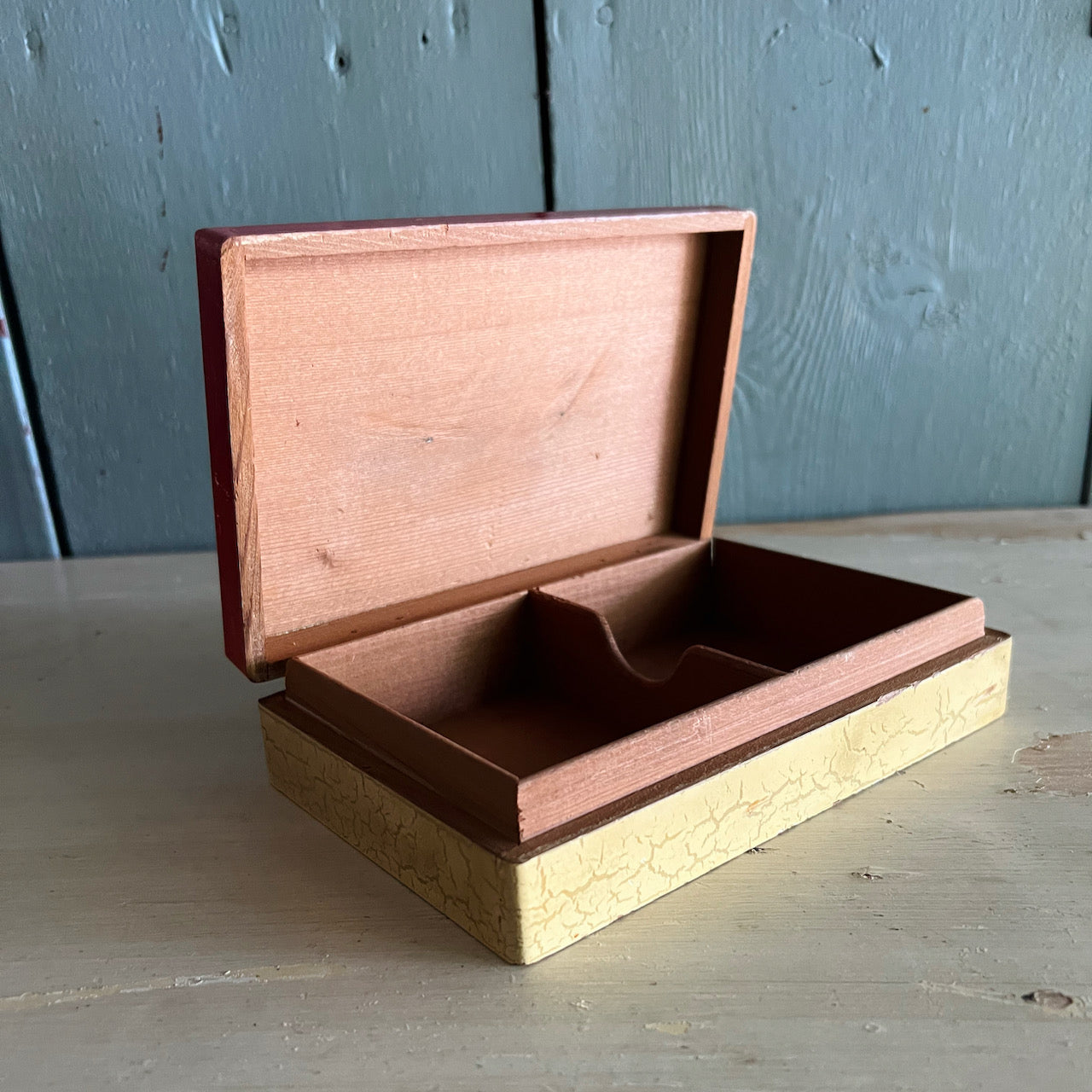California Rancho Craft Wooden Box (c.1930s)