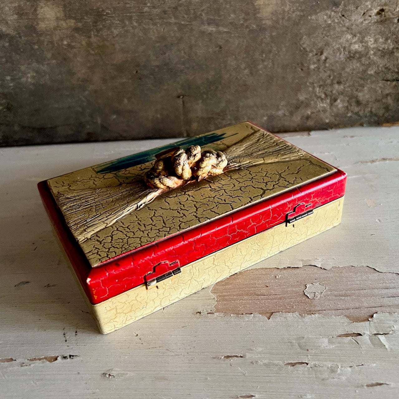 California Rancho Craft Wooden Box (c.1930s)