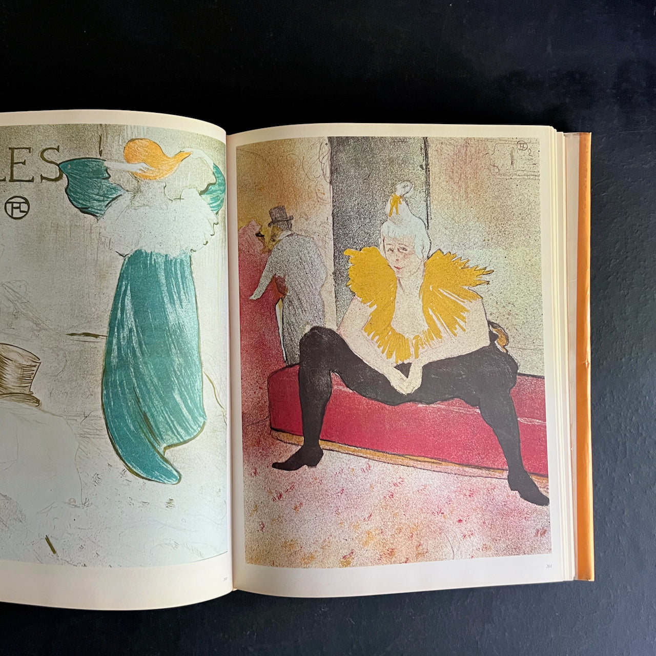 Toulouse-Lautrec Vintage Art Book by Jean Adhemar (c.1960s)