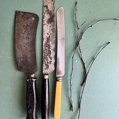Vintage Kitchen Knife and Meat Fork Collection
