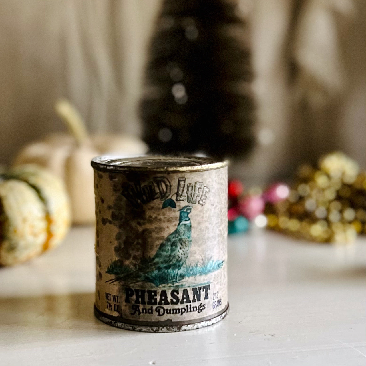 Vintage Ohio Exotic Food Tin, Pheasant & Dumplings (c.1970)