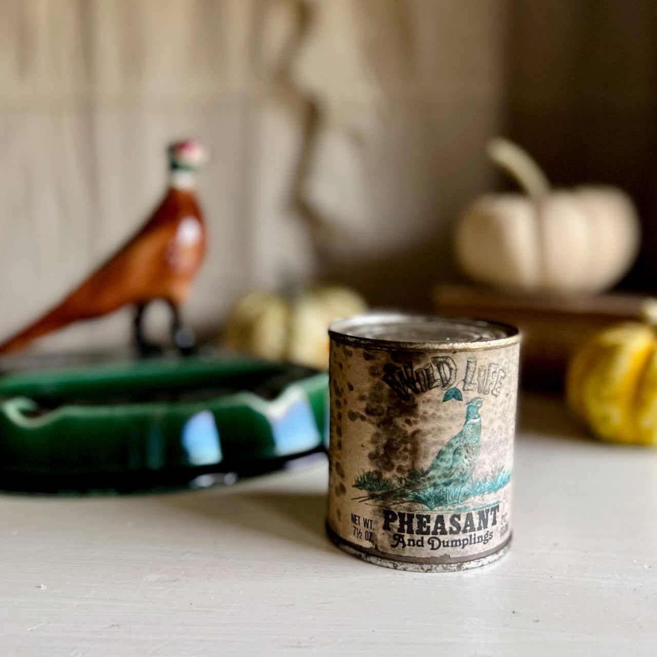 Vintage Ohio Exotic Food Tin, Pheasant & Dumplings (c.1970)