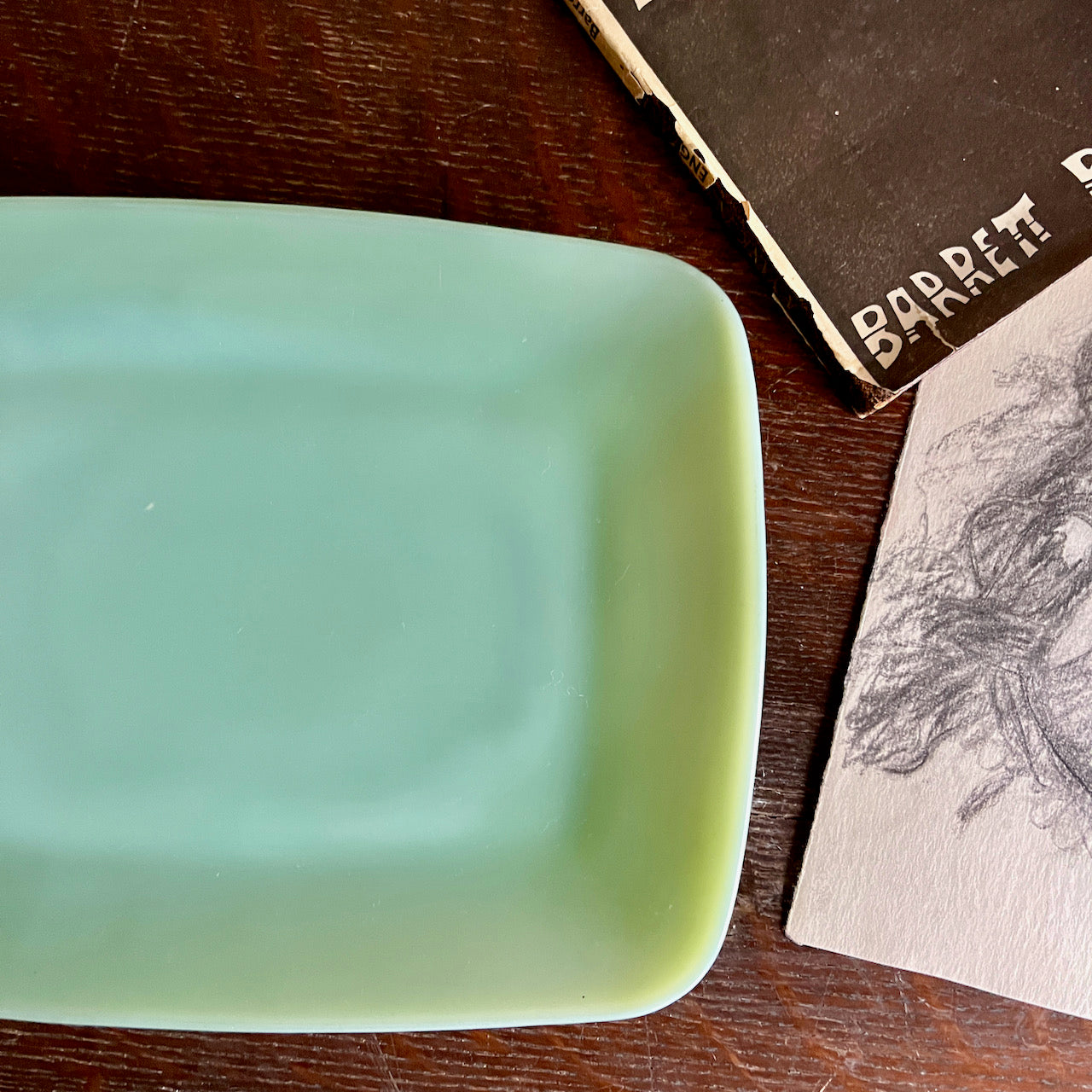 Fire King Jadeite Rectangular Platter (c.1950s)