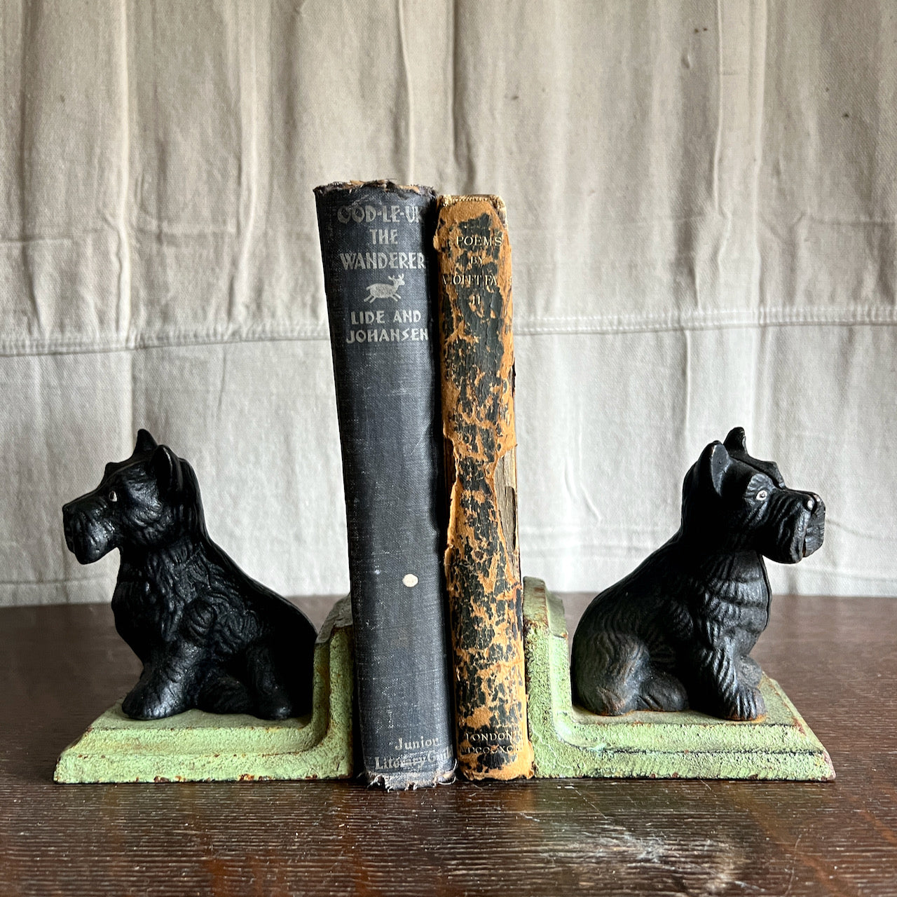 Cast Iron Scotty Dog Bookends (c.1960s)