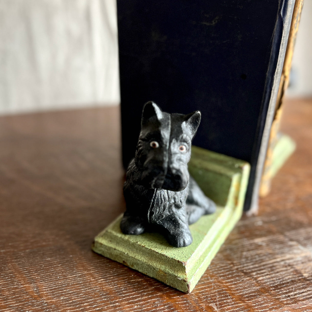 Cast Iron Scotty Dog Bookends (c.1960s)