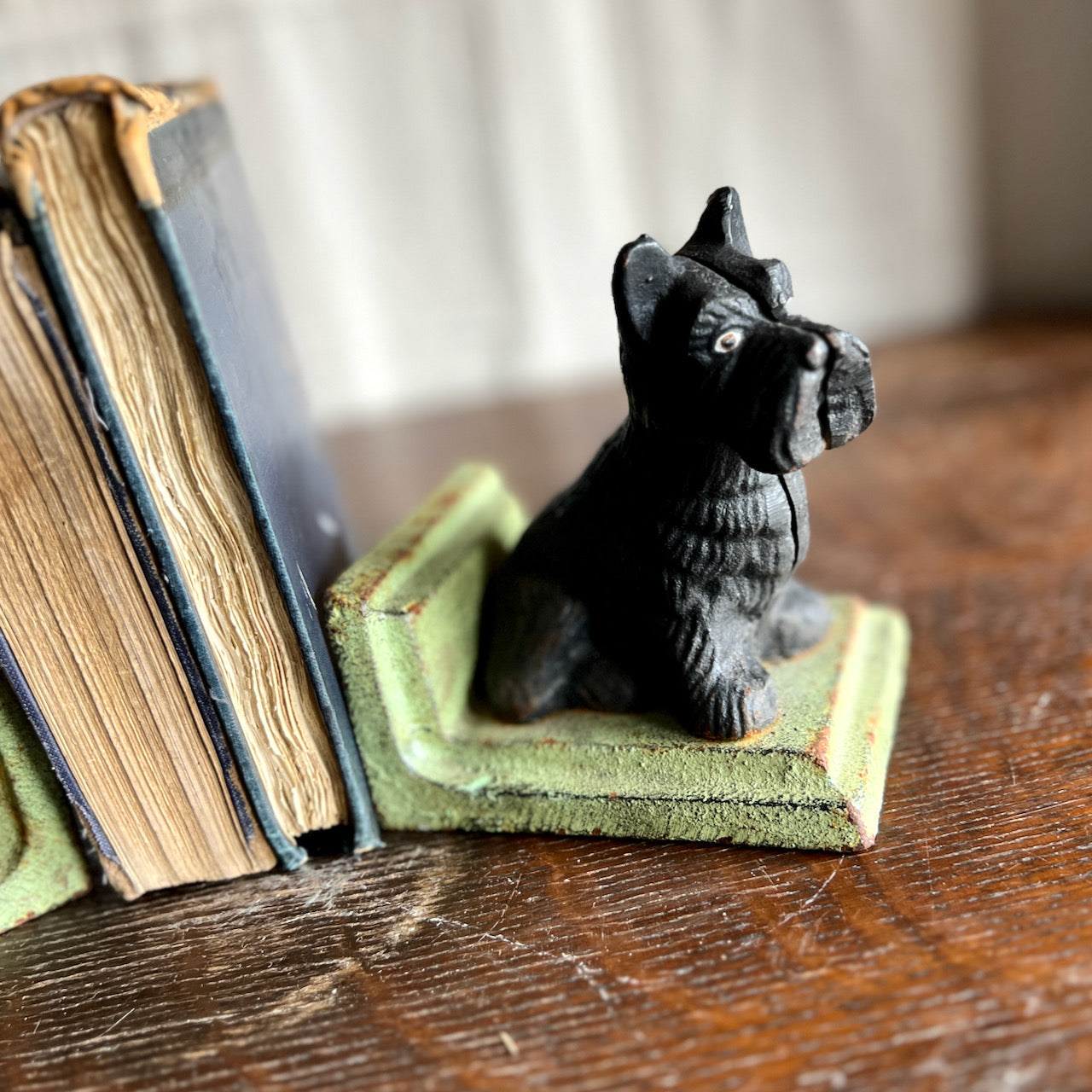 Cast Iron Scotty Dog Bookends (c.1960s)