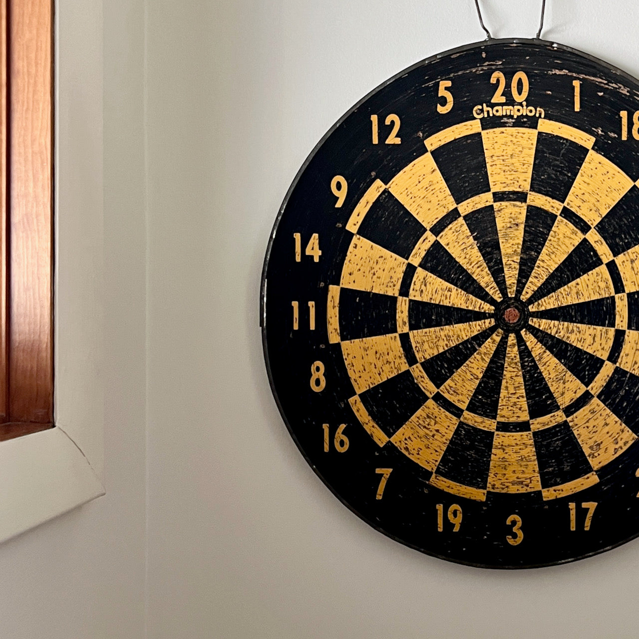 1950s Vintage English Baseball and Dart Board