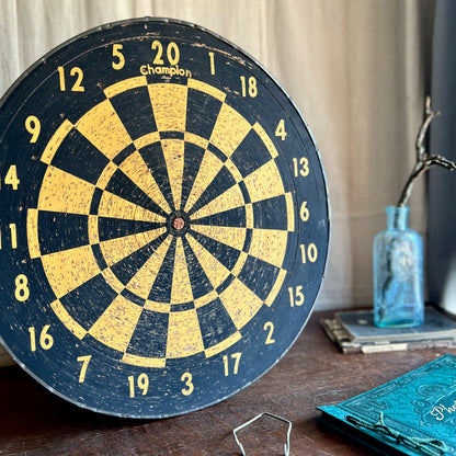 1950s Vintage English Baseball and Dart Board