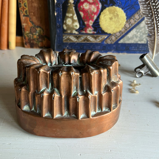 Antique Victorian Copper Jelly Mold