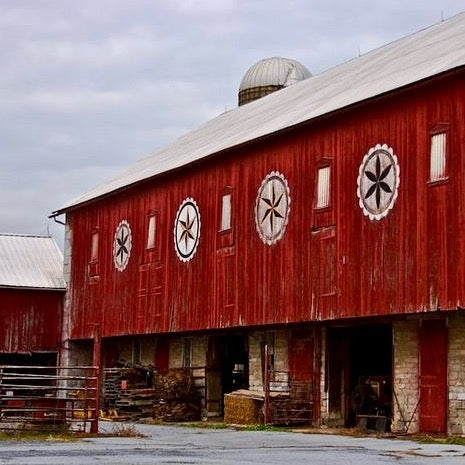 Vintage Good Luck Hex Sign by Jacob Zook (c.1980s)